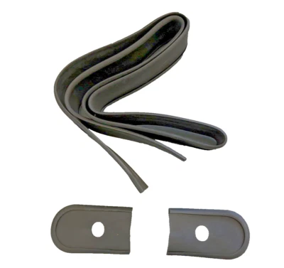 Porsche 356 356A 50-59 Side Rocker Panel Deco Base Rubber - Image 1 of 3