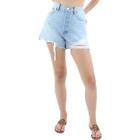 RE/DONE Womens 90's Low Light Wash Distressed Cut Off Denim Shorts BHFO 6638