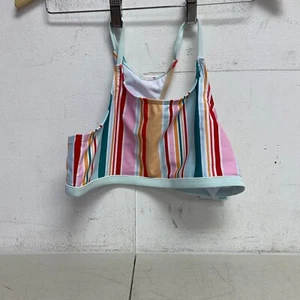 DSG Girls Core Swim Colorful Top Spaghetti Straps Popsicle Stripe DSG8110 New - Picture 1 of 5
