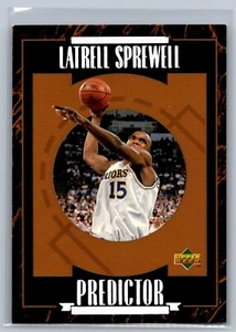 1995-96 Upper Deck Predictor #R8 Latrell Sprewell NM-MT - Picture 1 of 2