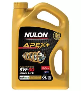 Nulon APEX+ 5W-30 Long Life Engine Oil 6L Full Synthetic APX5W30D1-6 - Picture 1 of 2