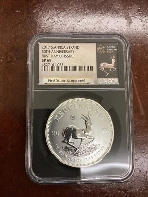 2017 S. Africa S1Rand 50th Anniversary First Day Of Issue SP 69 NGC - Image 1 of 2