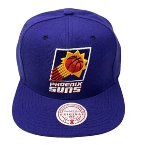 Phoenix Suns NBA Mitchell & Ness Team Ground 2.0 Purple Snapback Hat Cap - Picture 1 of 4