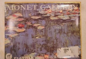 Piatnik Vintage  Playing Cards Monet Gallery Lilies Double Decks Complete #2102 - Picture 1 of 4