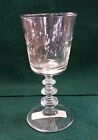 Vintage Crystal Stem Cordial Glass Goblet - Laurel Design with 3 Wafer Stem 5