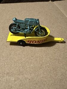 Vintage Matchbox Honda Motorcycle & Trailer No. 38