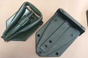 Herramienta de atrincheramiento de pala plegable genuina del ejército británico de la OTAN Ex MOD /|\ - Imagen 1 de 9