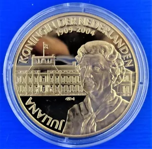 NIEDERLANDE Medaille Juliana Koningin der Nederlanden PP Ø 39,0mm 25,00gr - Bild 1 von 2