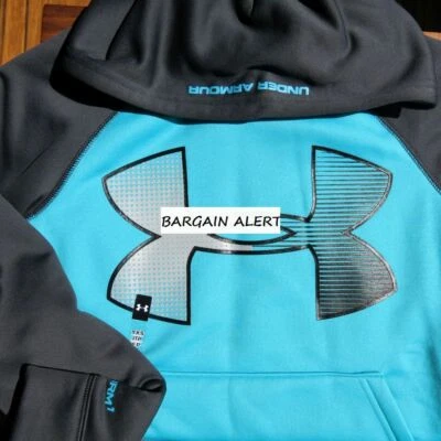 Under Armour Storm Niños Talla Extra Pequeña XS Sudadera con Capucha Azul Gris NUEVO  Foto 1 de 3