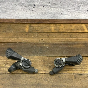 Vintage Suntour Thumb Shifter Set 6s 6 Speed Shifter Accushift MTB ATB 80s A6 - Picture 1 of 12