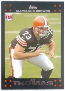 Joe Thomas 2007 Topps Rookie #392 Cleveland Browns Football Card