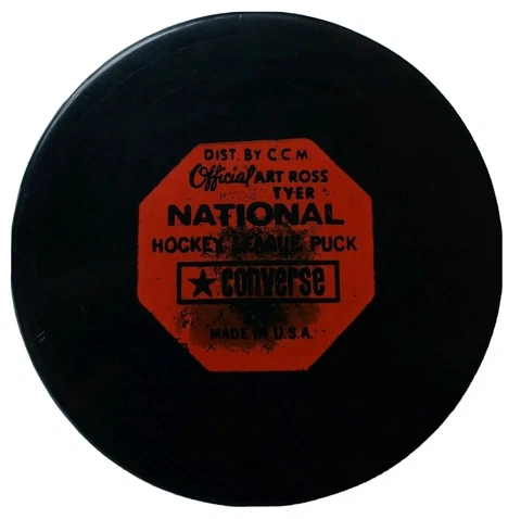 MINNESOTA NORTH STARS ART ROSS CONVERSE CCM OFFICIAL GAME PUCK MADE IN USA CCM Cover