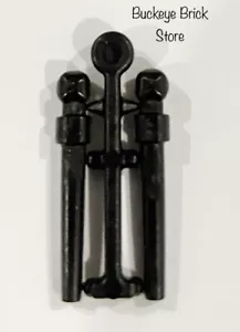 NEU Lego schwarz Minifiguren Utensil Zauberstab 2 auf Fichte-Harry Potter Stücke - Bild 1 von 3