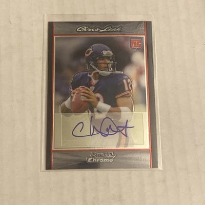 2007 Bowman Chrome Chris Leak Rookie Auto Autograph - Image 1 of 2