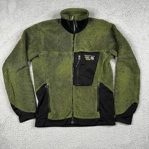 Mountain Hardwear Monkey Man Fleece Pullover Men’s Size Small Green 1/4 Zip - Picture 1 of 19