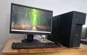 Dell Precision 3620 PC Setup, 16GB RAM, 120GB SSD, i5 21.5” Monitor HD - Afbeelding 1 van 18