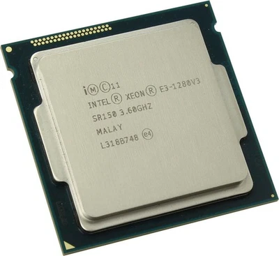 Intel Xeon E3-1280 v3 Quad Core 3.6GHz 8M (SR150) Socket LGA1150 CPU Processors - Image 1 of 4