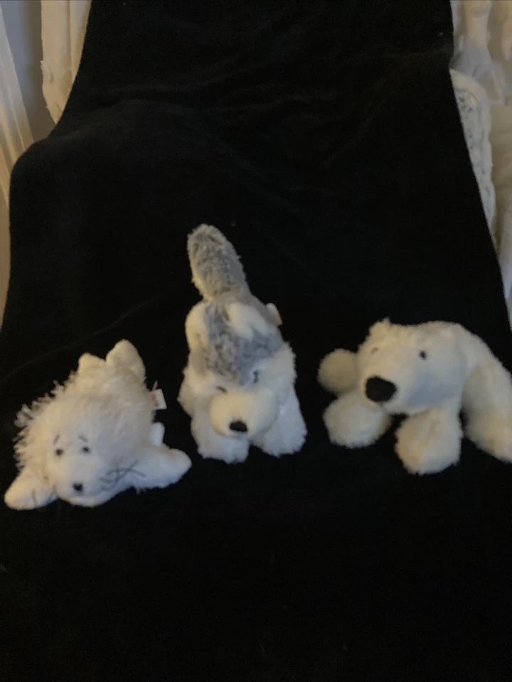 Webkinz Trio- Seal, Husky, and Polar Bear - Image 1 of 1