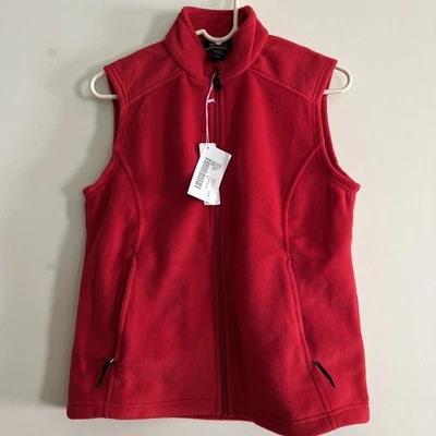 Colete Core By North End clássico vermelho feminino médio novo com etiquetas - Imagem 1 de 2