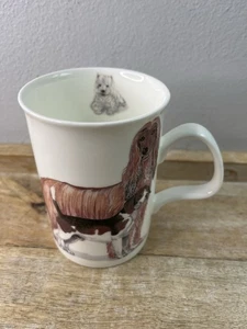 Taza de café y té de porcelana Roy Kirkham England Dogs - Imagen 1 de 12