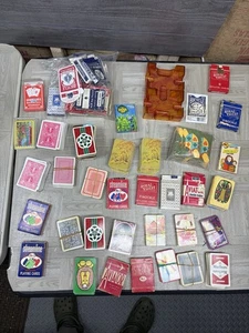 As Is Unsorted Vintage Lot 40 + Gambling Casino Deck Dice Playing Cards Marlboro - Bild 1 von 19