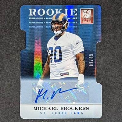 2012 Elite Michael Brockers - Aspirations Auto /49 (RC) - Image 1 of 2
