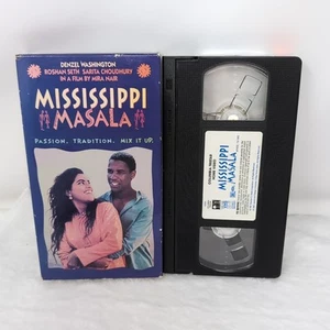 Mississippi Masala Denzel Washington VHS 1992 Tape Columbia TriStar Classic Film - Picture 1 of 3