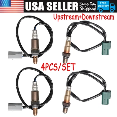 4X Oxygen O2 Sensor for Nissan Armada Titan 5.6L 2014 2015 Upstream & Downstream Foto 1 de 4