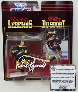 Phil Esposit signiert 1995 Boston Bruins Timeless Legends NHL Startaufstellung Echtheitszertifikat - Bild 1 von 11