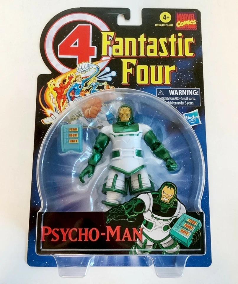 Hasbro Marvel Fantastic Four Psycho Man Vintage Figure