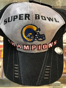St Louis Los Angeles Rams 2000 Super Bowl XXXIV 34 Champions Puma NFL Hat Cap - Picture 1 of 3