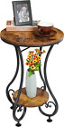 Side Table End table For Small Spaces Coffee Table Nightstand Home Decor Retro