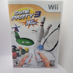 Game Party 3 - Nintendo Wii w/Manual & Tested - Picture 1 of 5
