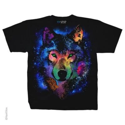 "Cosmic Wolf" T-Shirt - FREE SHIPPING - Image 1 of 3
