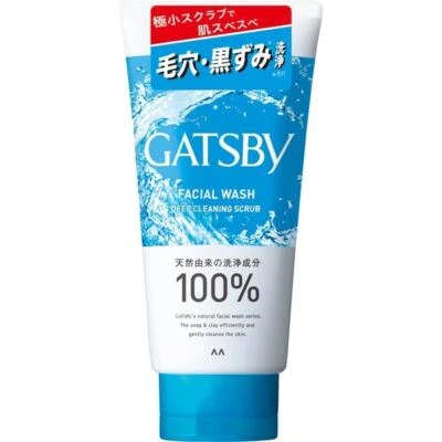 Mandom [ GATSBY Facial Wash : Deep Cleaning Scrub 130g ] Refreshing feeling - Image 1 of 4