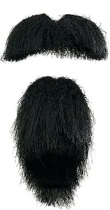 Rubie's Co.Theatrical Spanish Gaucho Moustache-Fake Moustache Goatee Set- Black  - Picture 1 of 8