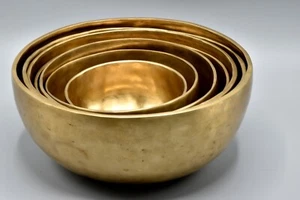 7-12 Inches Seven Chakra Complete- Handmade Singing Bowl - Sound Meditation Bowl - Picture 1 of 4
