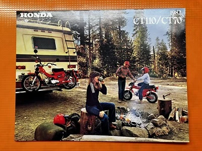 Новый! Подлинная брошюра Honda 1982 Trail 110 CT110 CT70 Trail 70 u - Изображение 1 из 3