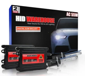 HID-Warehouse 55W AC Xenon HID Conversion Kit Waterproof Head Fog Light - Picture 1 of 27