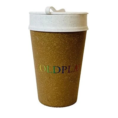 Coldplay Coffee Cup Travel Mug Tumbler Tour Merch Music Of The Spheres - New Foto 1 de 4