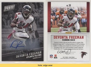 2017 Panini Black Friday Auto Devonta Freeman #30 Auto