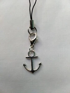 Anchor Cell Phone Charm Strap Chain Pendant Hanging Car Decor Lanyard Nautical - Photo 1 sur 3