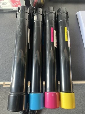 4 Pack Toner Set for Xerox Phaser 7800GX (XR7800 BK/C/M/Y) Used - Image 1 of 3