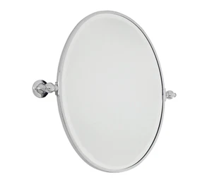 Minka Lavery 1431-77 Standard Oval Pivoting Bathroom Mirror - Chrome - Picture 1 of 1