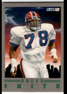 1991 Fleer Pro-Visions Bruce Smith Buffalo Bills #8