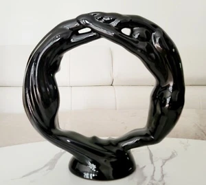 Art Deco Stil HAEGER American Circle of Love ETERNITY schwarz - Bild 1 von 11