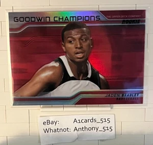 Jaden Bradley - 2023 Upper Deck Goodwin Champions Rookie #P68 - Rainbow Red - Picture 1 of 3