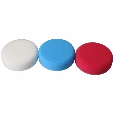 Fregonas de pulido gruesas medianas + finas 75 mm 3" para lijadoras pulidoras 3 piezas Foto 1 de 3