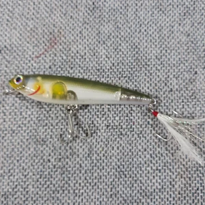 Savage Gear Mudd Minnow Lure 4/5oz. Top Water Olive & White 4.5" Rattles Mud - Picture 1 of 9