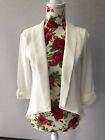 IMPRINT WHITE JACKET WITH SLEEVES AND SHEER CHEST/BACK PANEL SIZE 6
